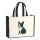 Jutetasche Boston Terrier Comic Bostonie 21 Liter Black