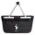 Einkaufskorb faltbar Boston Terrier Comic Bostonie 20 Liter Black