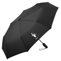 Regenschirm Boston Terrier Comic Bostonie 98cm Schwarz