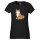 Damen T-Shirt Akita Inu Comic Akita