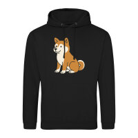 Unisex Hoodie Akita Inu Comic Akita