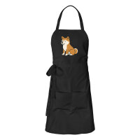 Sch&uuml;rze Akita Inu Comic Akita mit Taschen