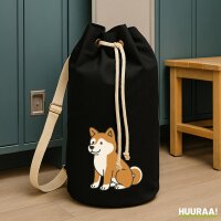 Seesack Akita Inu Comic Akita 20 Liter Black