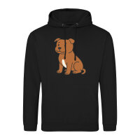 Unisex Hoodie Staffordshire Bullterrier Comic Staffi