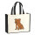 Jutetasche Staffordshire Bullterrier Comic Staffi 21 Liter Black