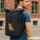 Kurierrucksack Staffordshire Bullterrier Comic Staffi 30-44 Liter Black Melange