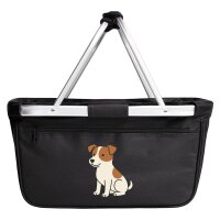 Einkaufskorb faltbar Jack Russell Terrier Comic Jacky 20...
