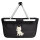 Einkaufskorb faltbar West Highland White Terrier Comic Westie 20 Liter Black