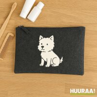 Kulturbeutel West Highland White Terrier Comic Westie 1...