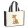 Jutetasche Whippet Comic Whippi 21 Liter Black