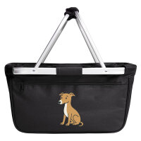 Einkaufskorb faltbar Whippet Comic Whippi 20 Liter Black