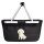 Einkaufskorb faltbar Bichon Frisé Comic Bichie 20 Liter Black