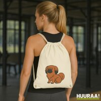 Turnbeutel Pekingese Comic Peki 12 Liter