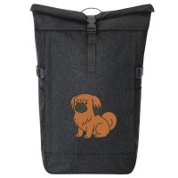 Kurierrucksack Pekingese Comic Peki 30-44 Liter Black...