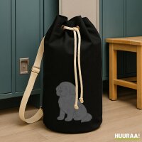 Seesack Neufundl&auml;nder Comic Neufi 20 Liter Black