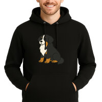 Unisex Hoodie Berner Sennenhund Comic Berner