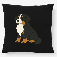 Kissen Berner Sennenhund Comic Berner 40x40cm