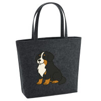 Filz Shopper Berner Sennenhund Comic Berner 22 Liter