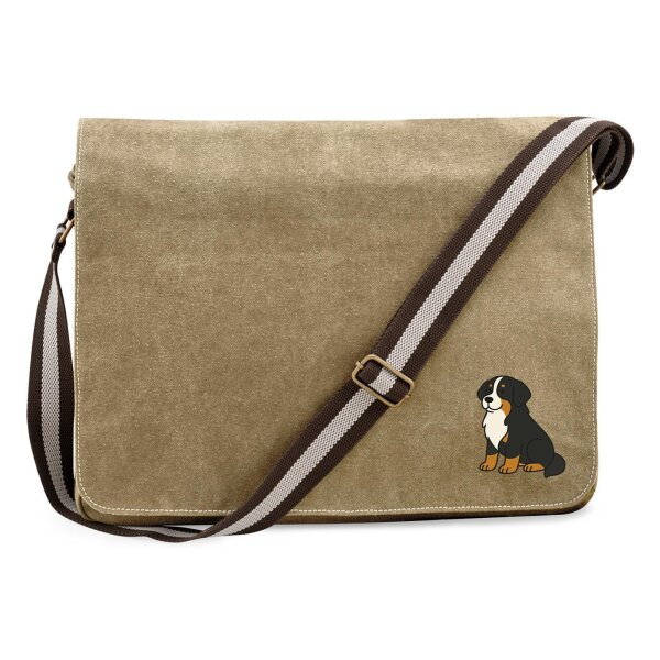 Umhängetasche Berner Sennenhund Comic Berner 14 Liter