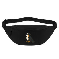Bauchtasche Berner Sennenhund Comic Berner 2,5 Liter Black