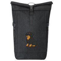 Kurierrucksack Hovawart Comic Hovi 30-44 Liter Black Melange
