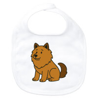 Baby Lätzchen Eurasier Comic Euri Klettverschluss