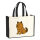 Jutetasche Eurasier Comic Euri 21 Liter Black
