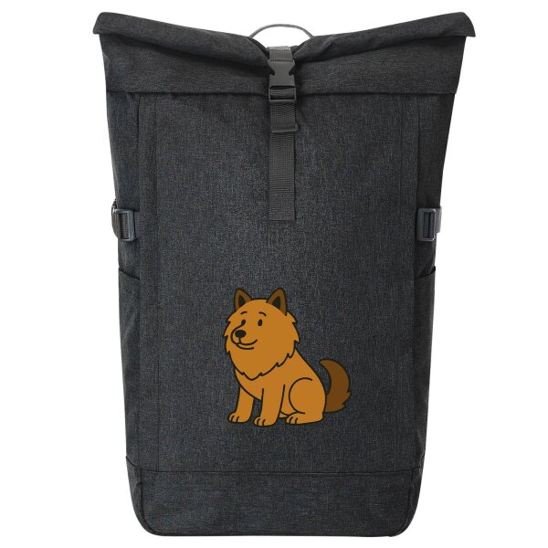 Kurierrucksack Eurasier Comic Euri 30-44 Liter Black Melange