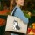 Jutetasche Alaskan Malamute Comic Mali 21 Liter Black