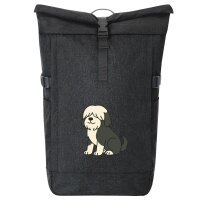Kurierrucksack Tibet Terrier Comic Tibi 30-44 Liter Black...