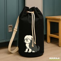 Seesack Tibet Terrier Comic Tibi 20 Liter Black