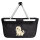 Einkaufskorb faltbar Lhasa Apso Comic Lhasie 20 Liter Black