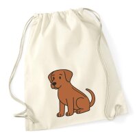 Turnbeutel Rhodesian Ridgeback Comic Ridgey 12 Liter