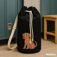 Seesack Rhodesian Ridgeback Comic Ridgey 20 Liter Black