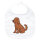 Baby Lätzchen Irish Setter Comic Iri Klettverschluss