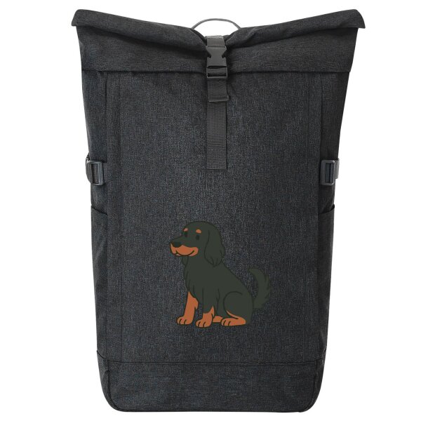 Kurierrucksack Gordon Setter Comic Gordi 30-44 Liter Black Melange