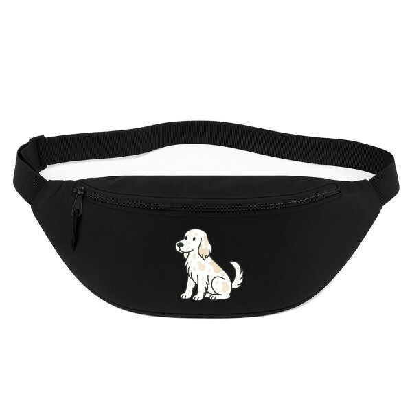 Bauchtasche English Setter Comic Setti 2,5 Liter Black