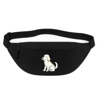 Bauchtasche English Setter Comic Setti 2,5 Liter Black