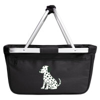 Einkaufskorb faltbar Dalmatiner Comic Dotti 20 Liter Black