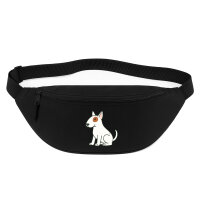Bauchtasche Bullterrier Comic Bulli 2,5 Liter Black