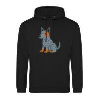 Unisex Hoodie Australian Cattle Dog Comic Heeler