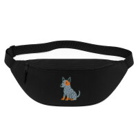 Bauchtasche Australian Cattle Dog Comic Heeler 2,5 Liter...