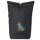 Kurierrucksack Australian Cattle Dog Comic Heeler 30-44 Liter Black Melange
