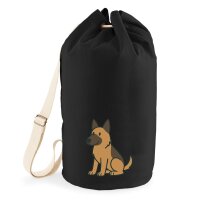 Seesack Malinois Comic Malis 20 Liter Black
