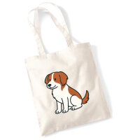 Jutebeutel Kooikerhondje Comic Kooikie 10 Liter