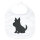 Baby Lätzchen Scottish Terrier Comic Scottie Klettverschluss