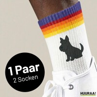 Unisex Socken Scottish Terrier Comic Scottie Baumwolle