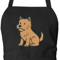 Sch&uuml;rze Cairn Terrier Comic Cairni mit Taschen