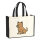 Jutetasche Cairn Terrier Comic Cairni 21 Liter Black