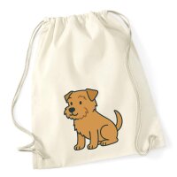 Turnbeutel Norfolk Terrier Comic Norfi 12 Liter